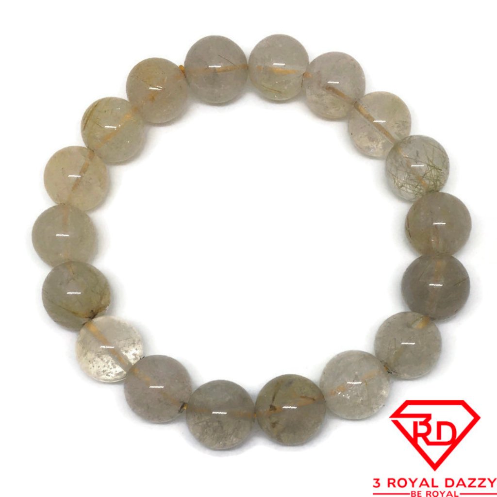 Medium Green Transparent Crystal Beads Bracelet